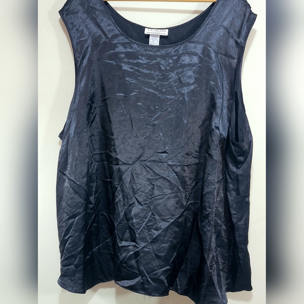 3x Womens Plus Size Venezia Sleeveless Tank Top Sz 3x Like New